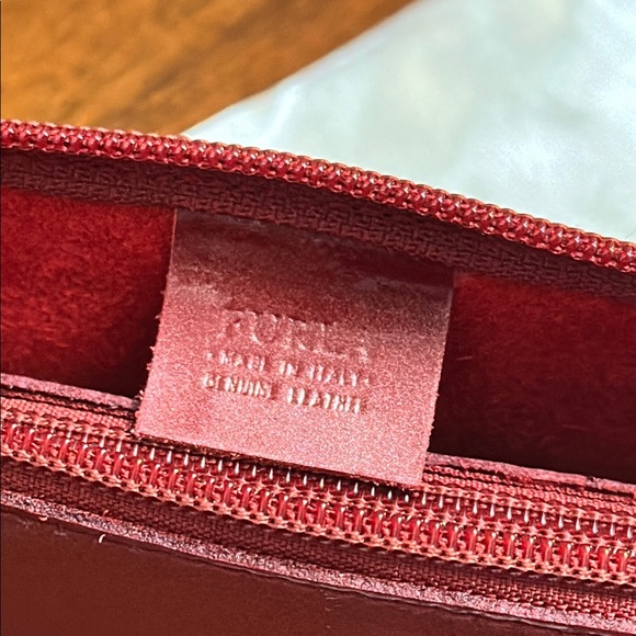 Furla Burgundy Leather Nesting Clutches - Picture 3 of 4